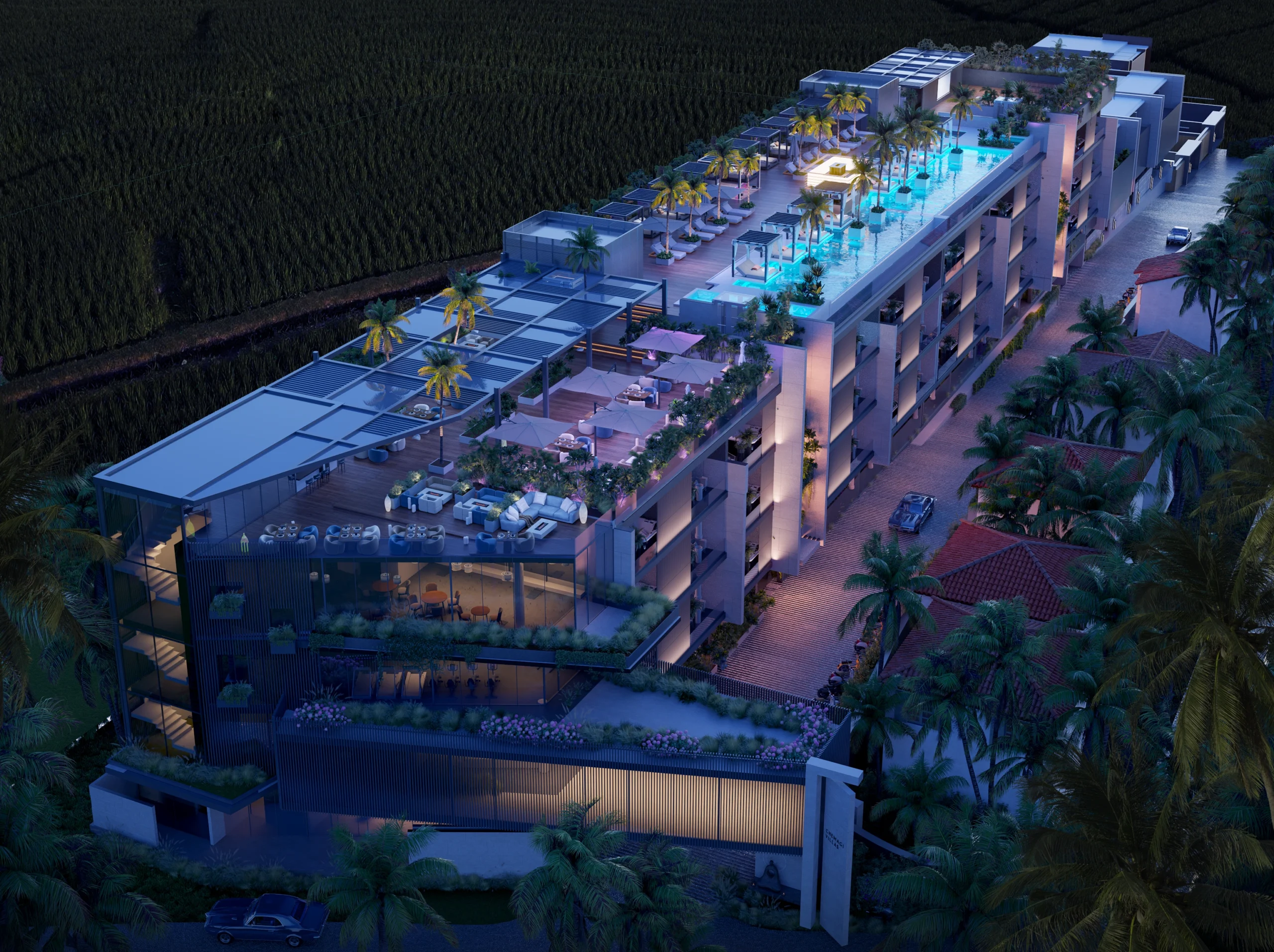 One of a kind complex with Luxury Smart Home Suites & Villas